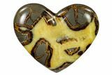 Polished Utah Septarian Heart - Beautiful Crystals #149944-2